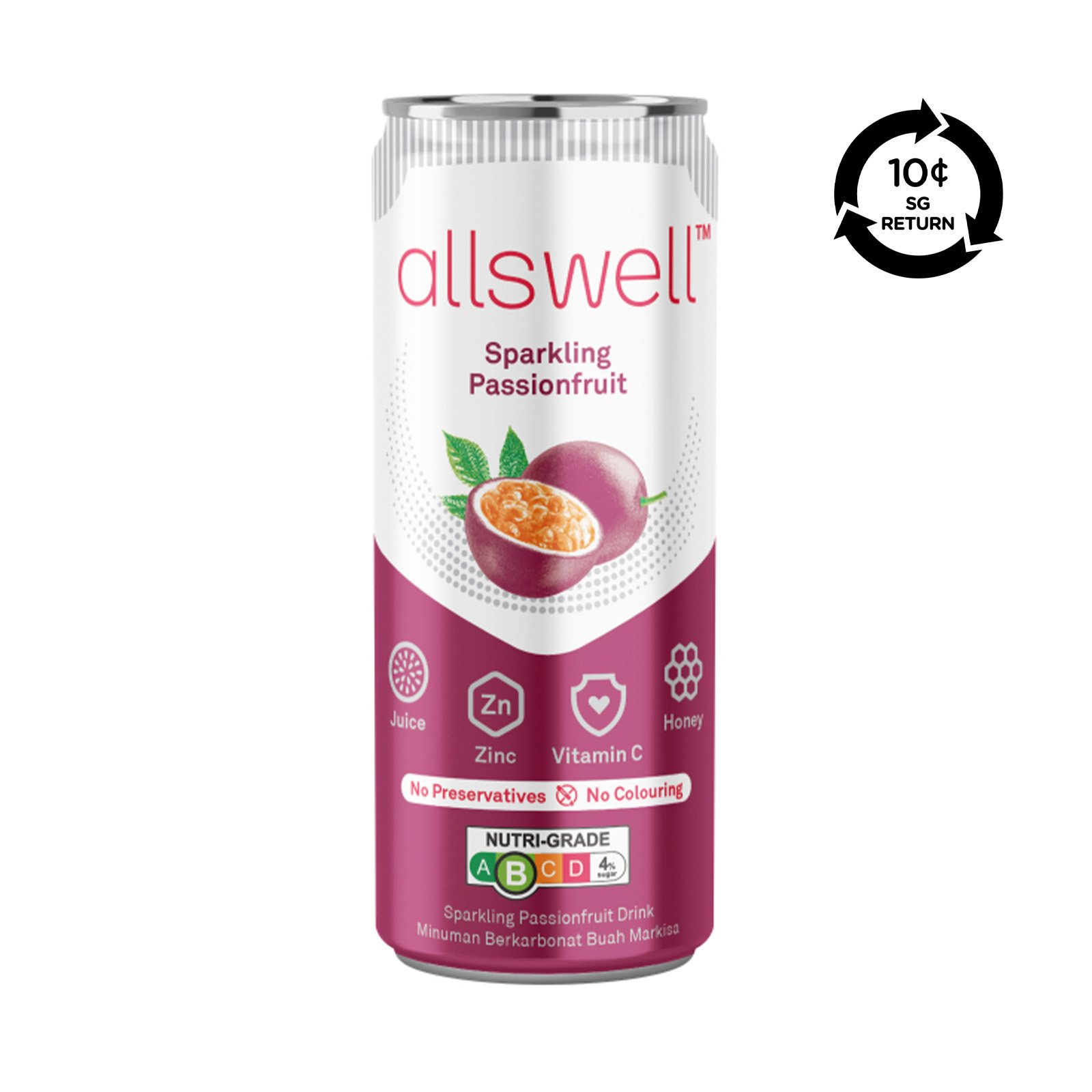 ALLSWELL Sparkling Passionfruit