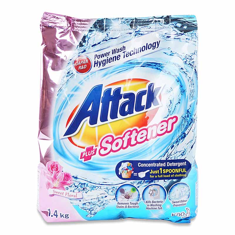 Attack Sweet Floral Laundry Powder + Softener