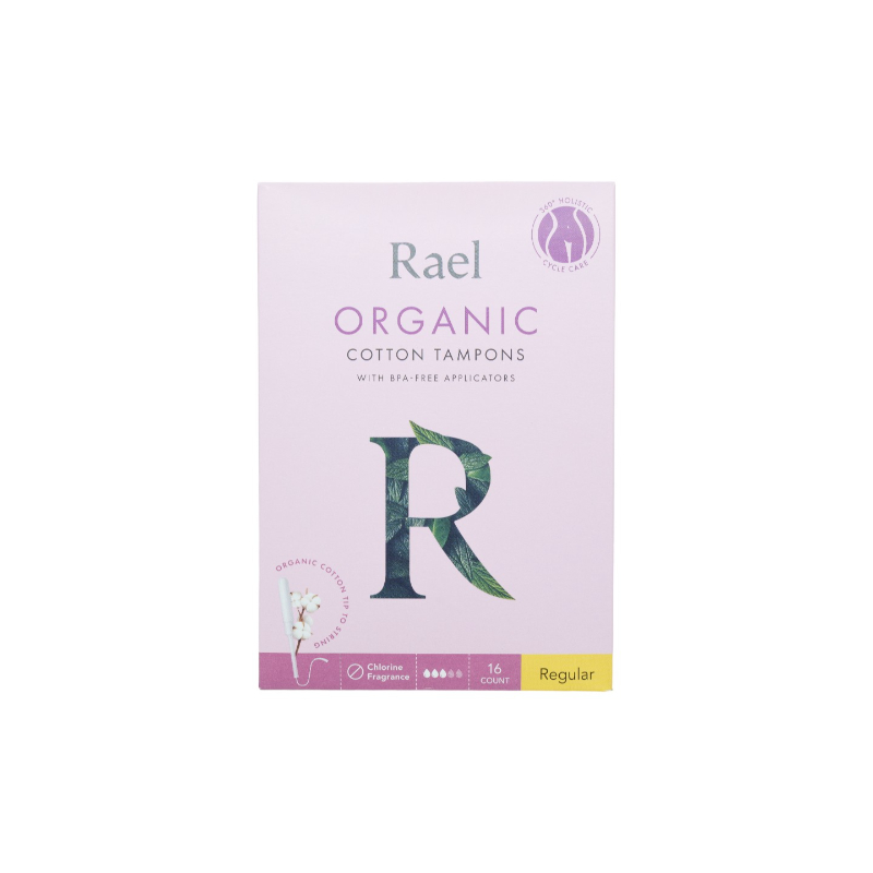 Rael Organic BPA Free Regular Applicator Tampons 16s