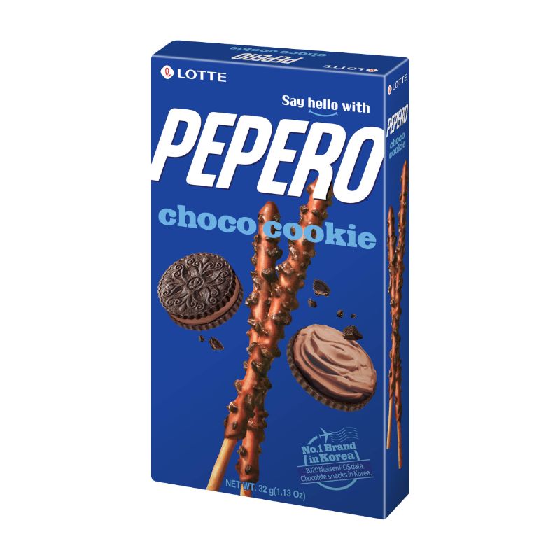 Lotte Pepero Chocolate Cookie Biscuit Sticks