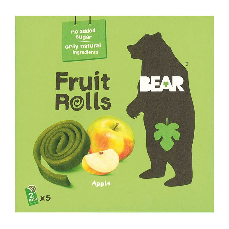 Bear Apple Fruit Rolls Share Pack 5 x 20g