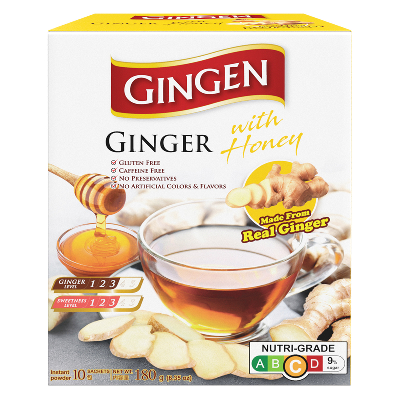 Gingen Ginger with Honey Tea Powder 10 x 18g