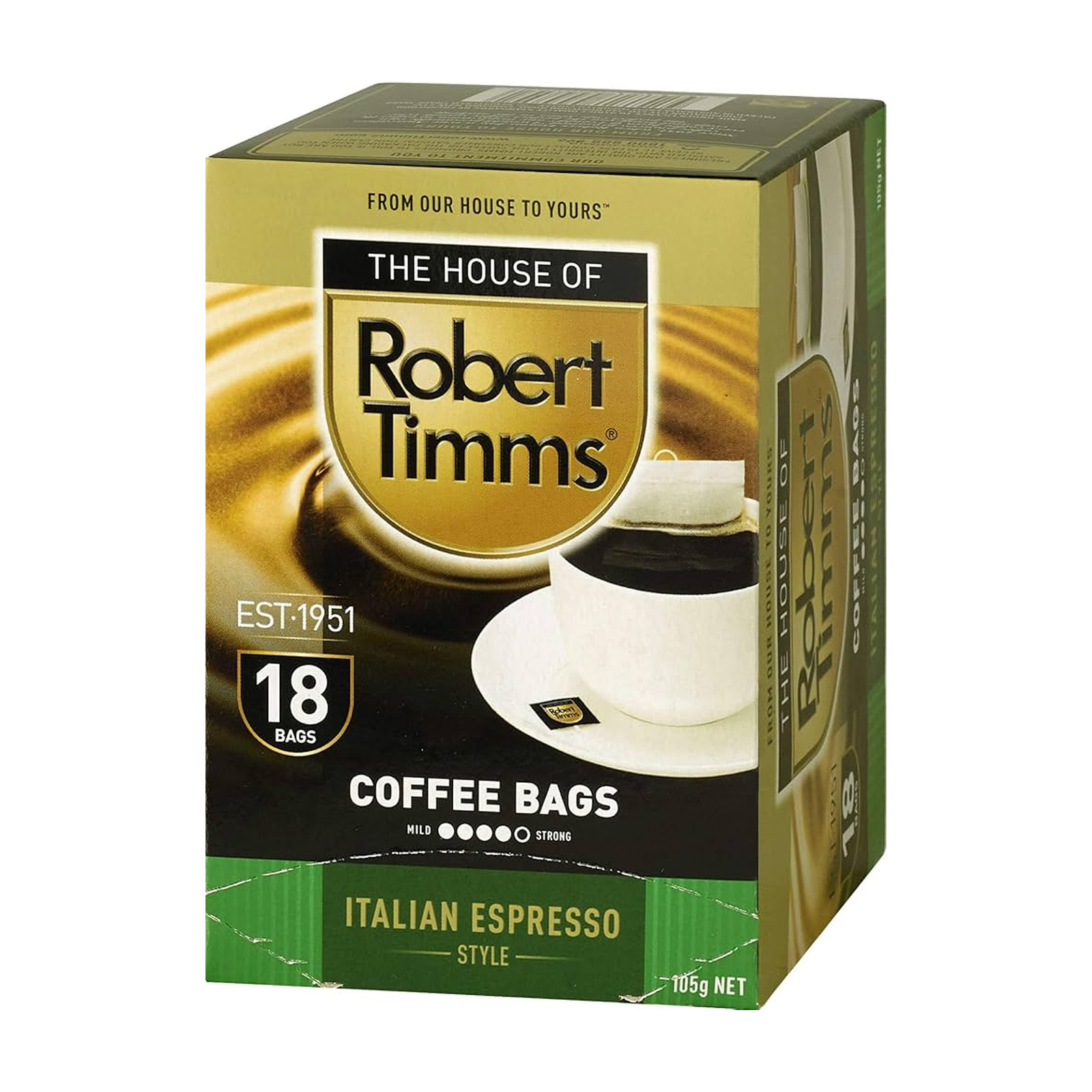 Robert Timms Italian Espresso Coffee Bags