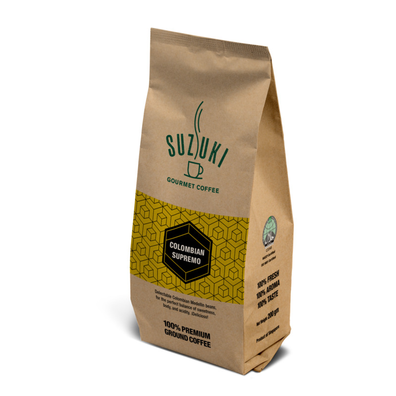 SUZUKI Colombian Supremo Ground Coffee