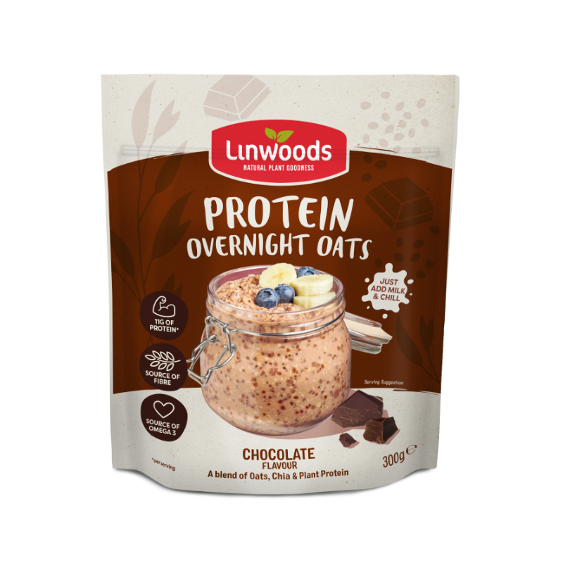 LINWOODS Chocolate Protein Overnight Oats