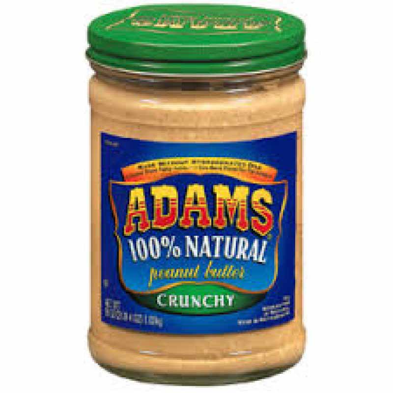 ADAM'S Natural Crunchy Peanut Butter 16oz
