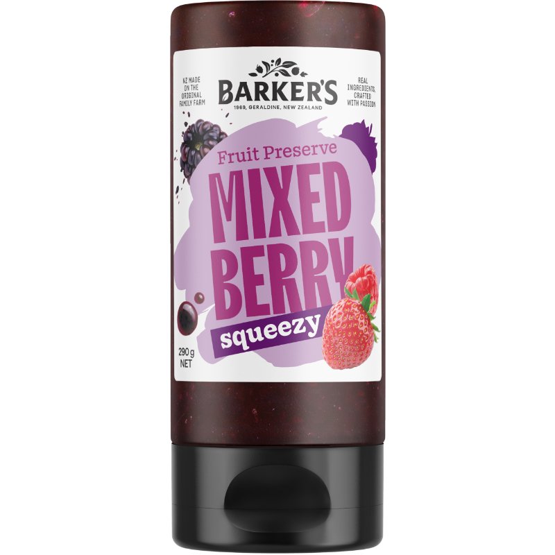 BARKER'S Squeezy Mixed Berry