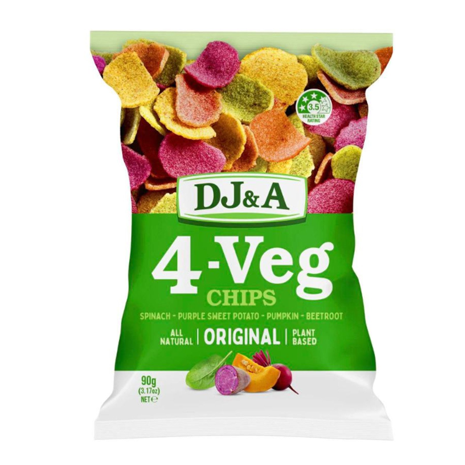DJ&A 4-Veg Original Vegetable Chips