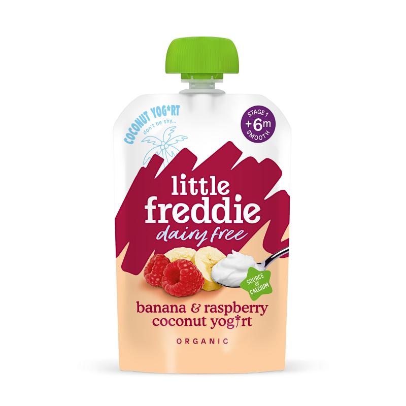 LITTLE FREDDIE Dairy Free Banana & Raspberry Yoghurt Baby Puree