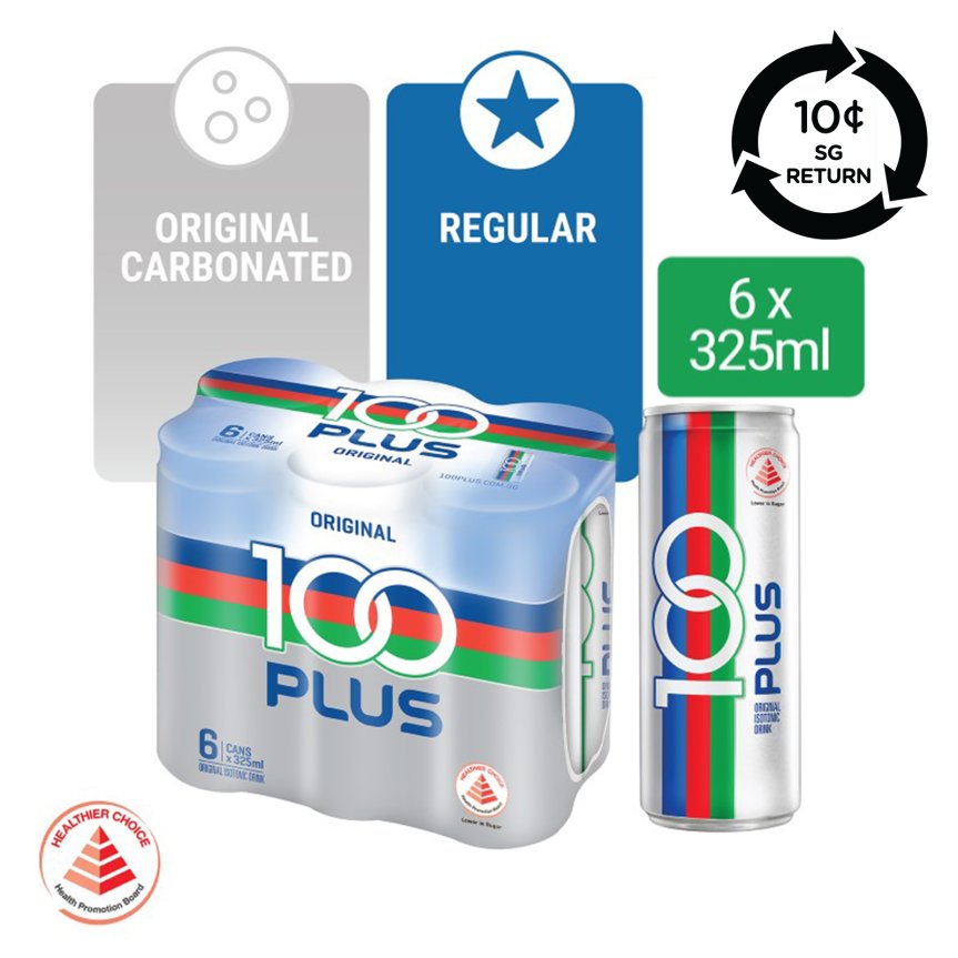 100PLUS [Bcrs] 100 Plus Isotonic Drink