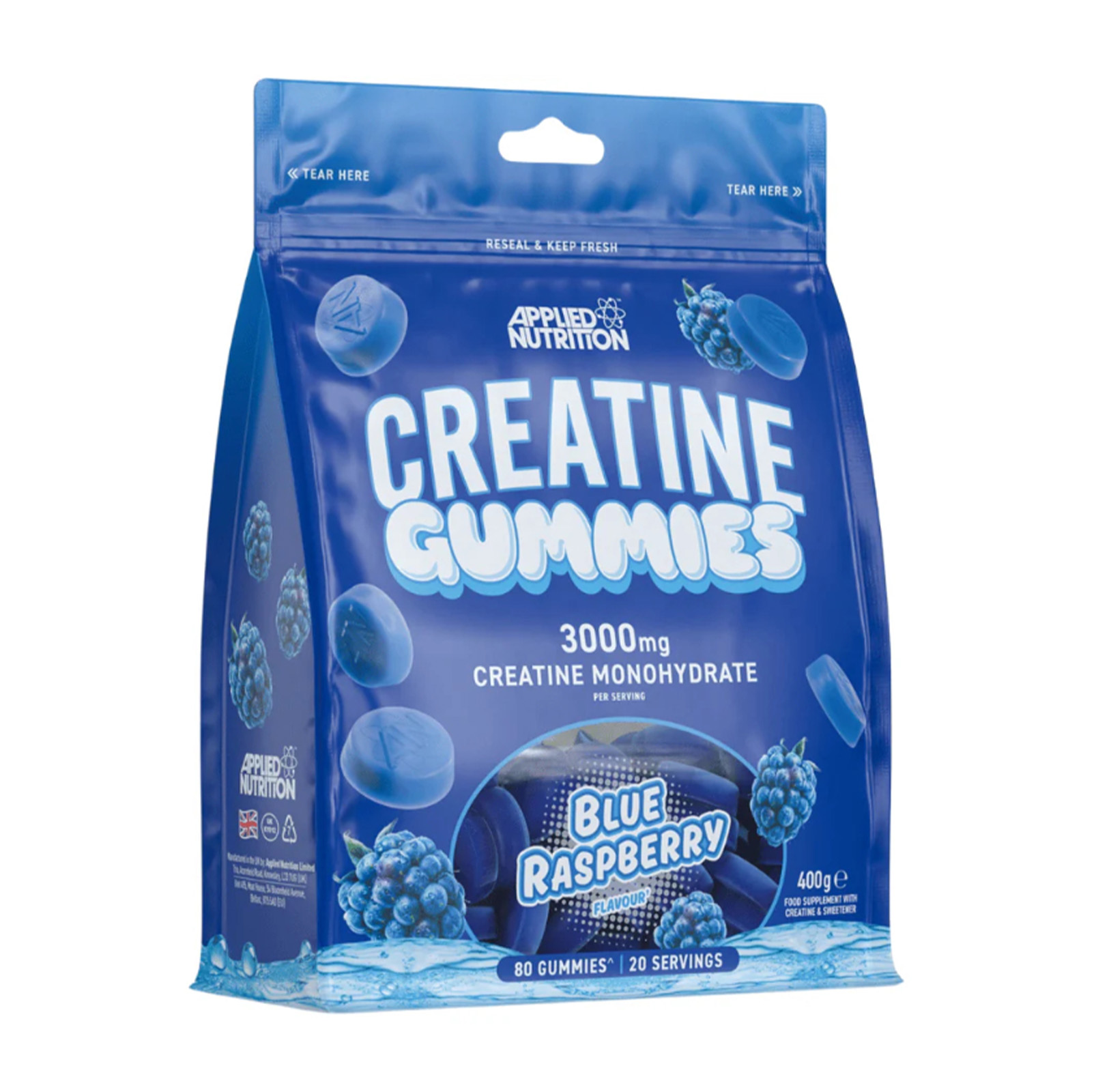 APPLIED NUTRITION Blue Raspberry Creatine Gummy Candy