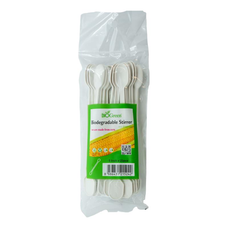 Biodegradable 5" Stirrer X 20'S