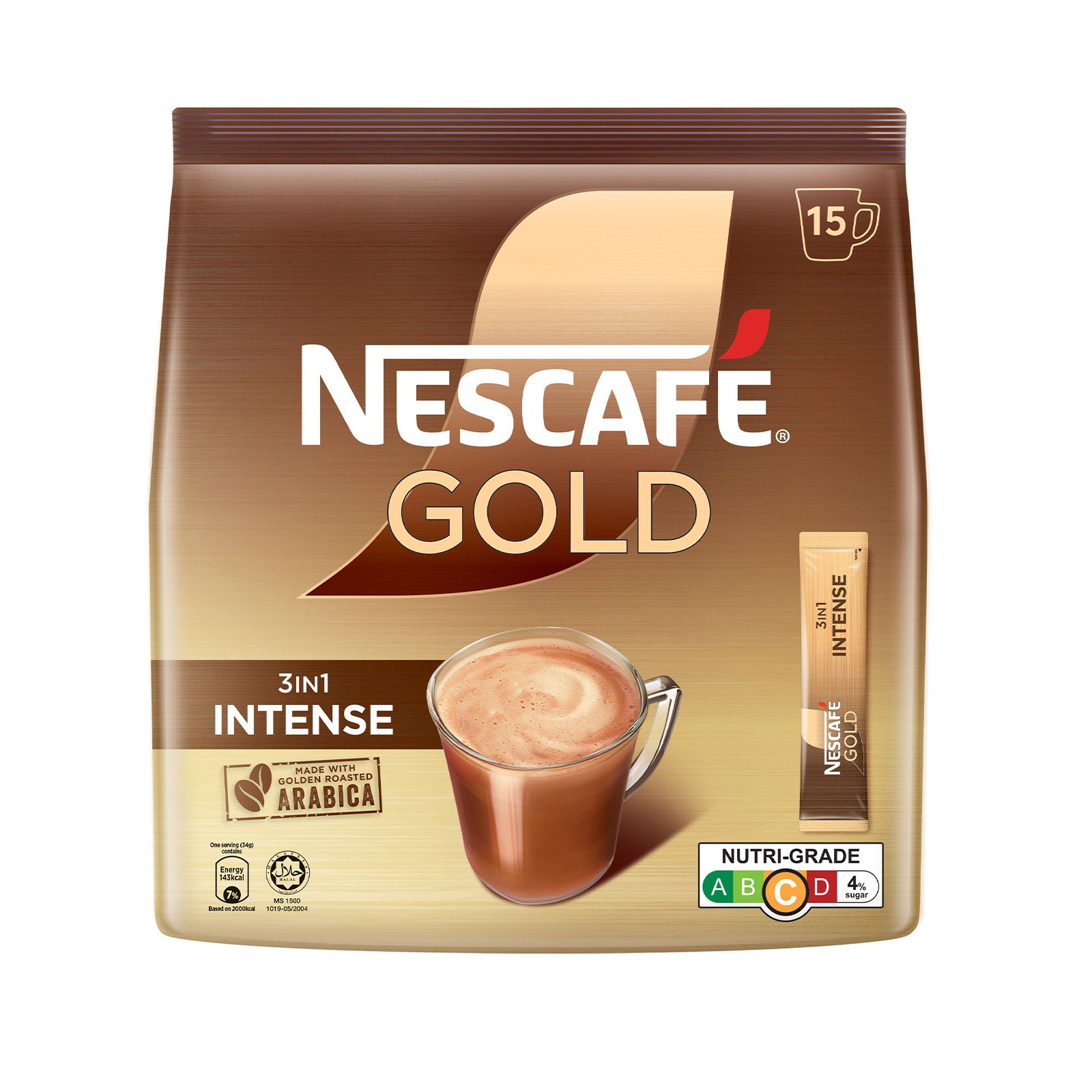 Nescafe Gold 3-in-1 Intense Instant Coffee