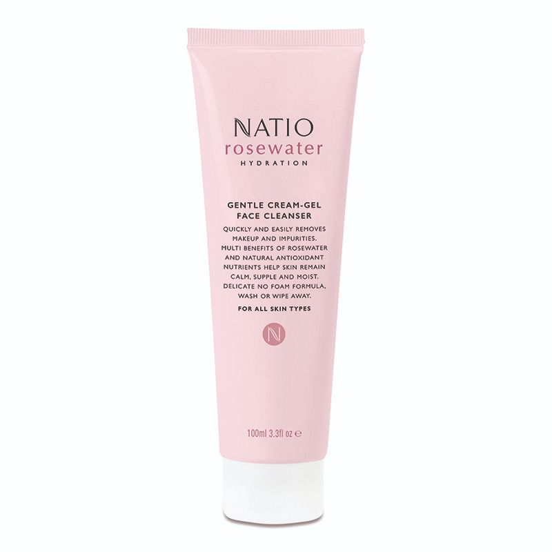 NATIO Rosewater Gentle Face Cleanser