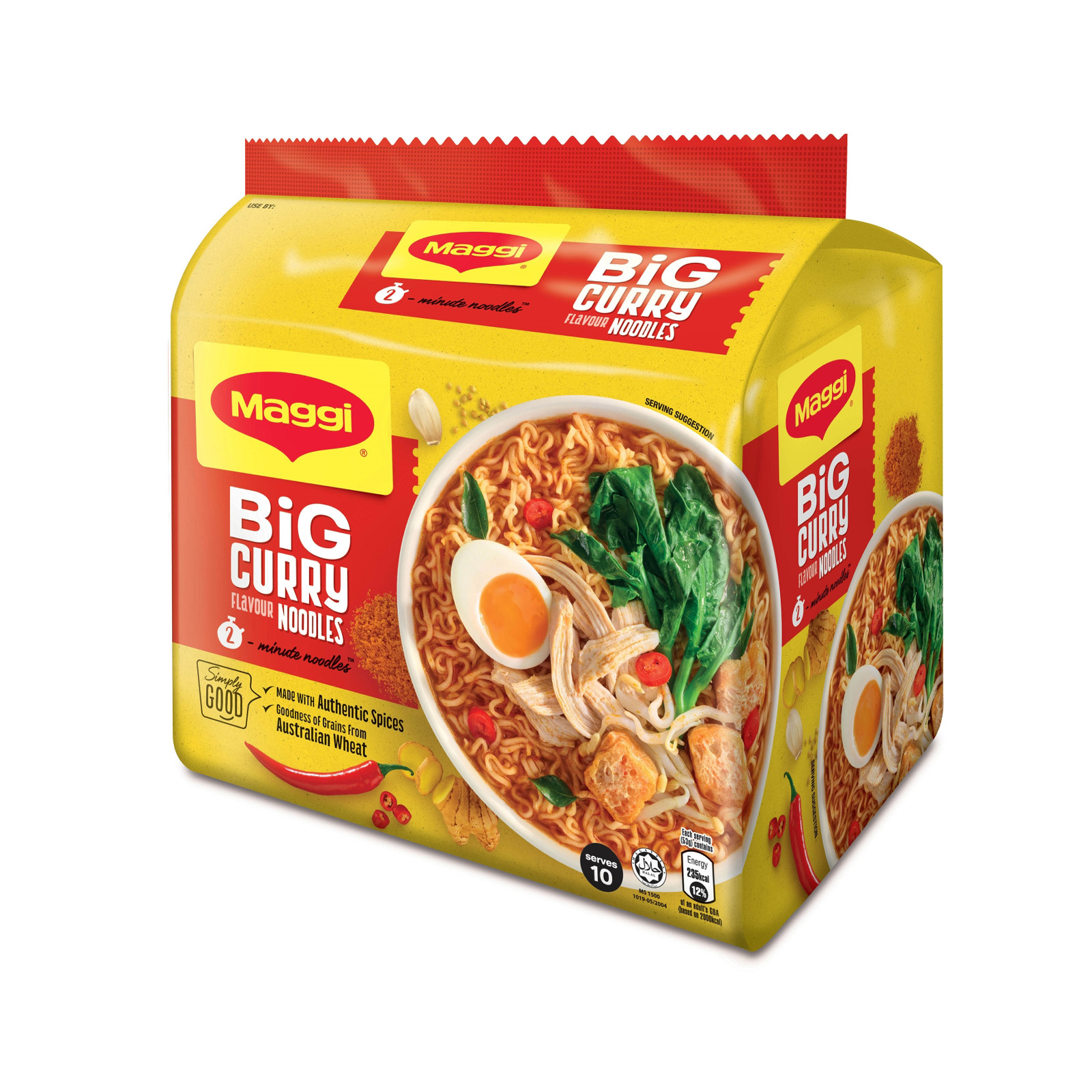 Maggi 2-Minute Big Curry Instant Noodles
