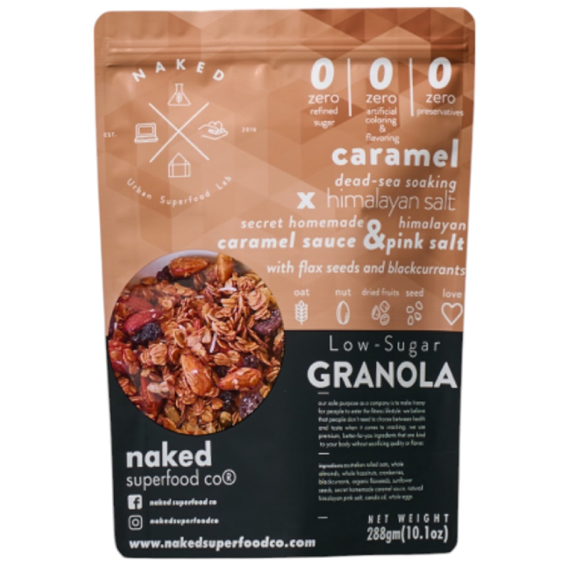 NAKED Caramel Granola Low Sugar
