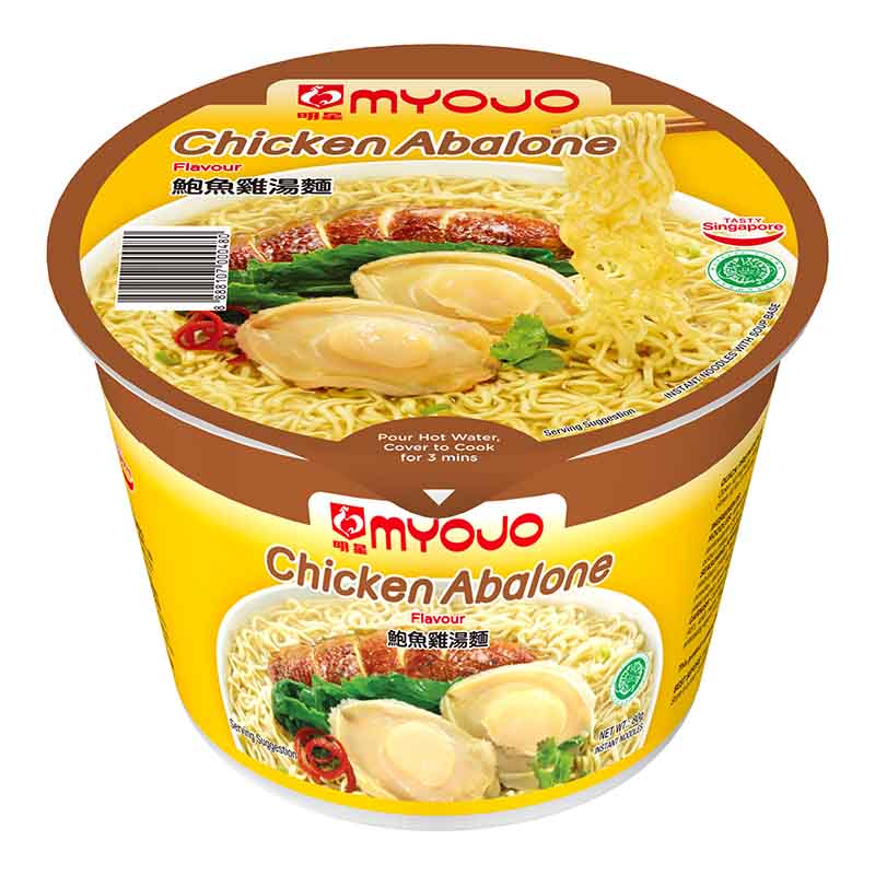 Myojo Chicken Abalone Instant Noodles Bowl