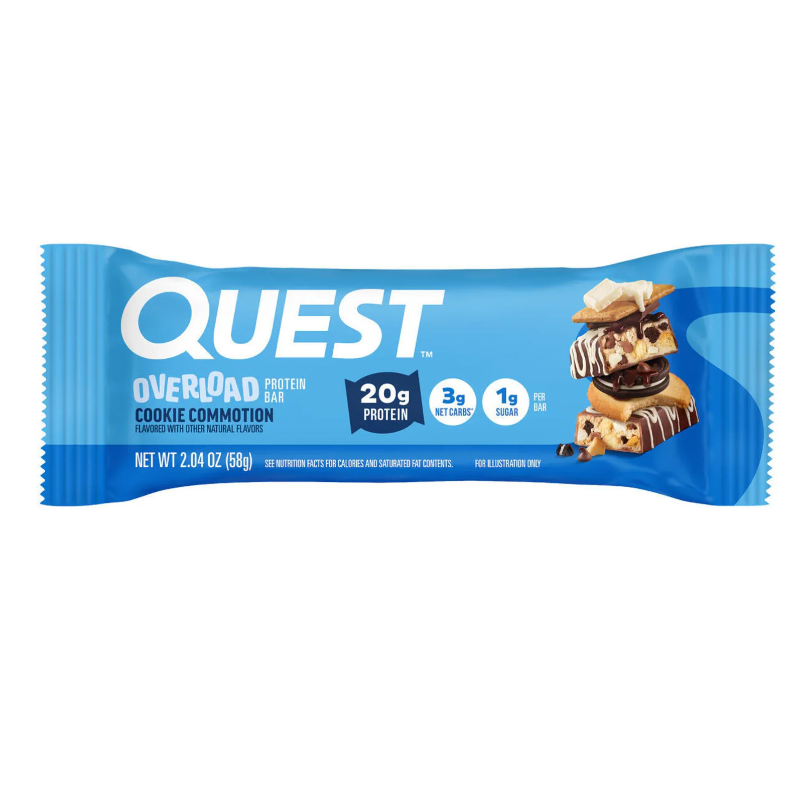 Quest Bar Overload Cookie Commotion Protein Bar 58g