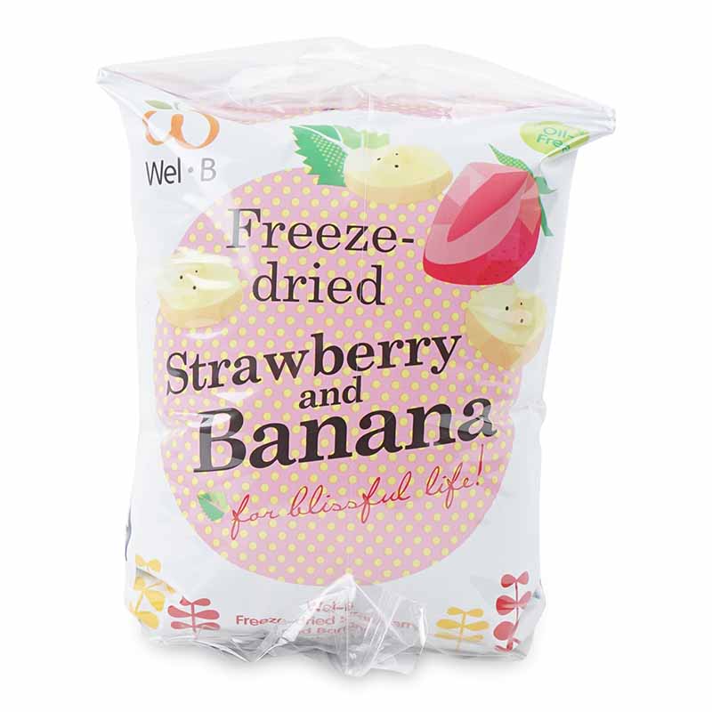 Wel-B Strawberry & Banana Snacks