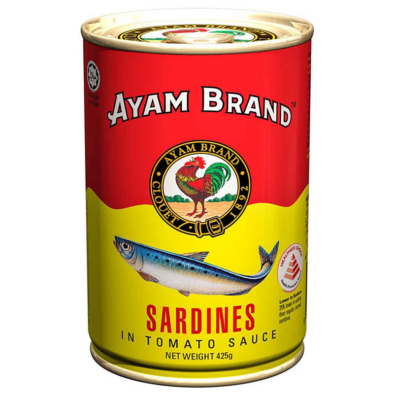 Ayam Brand Sardines in Tomato Sauce (Tall)
