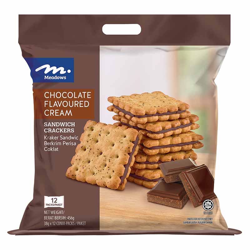 MEADOWS Chocolate Cream Sandwich Crackers