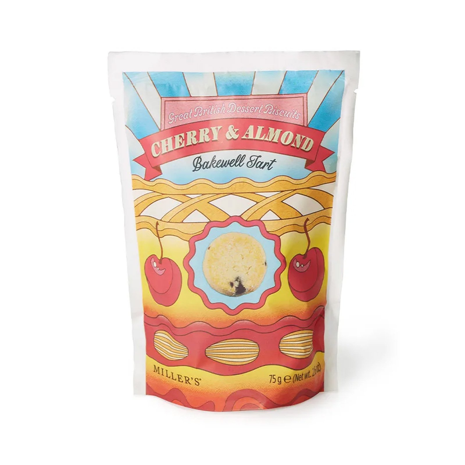 MILLER'S Desserts Cherry Almonnd Tart Biscuit