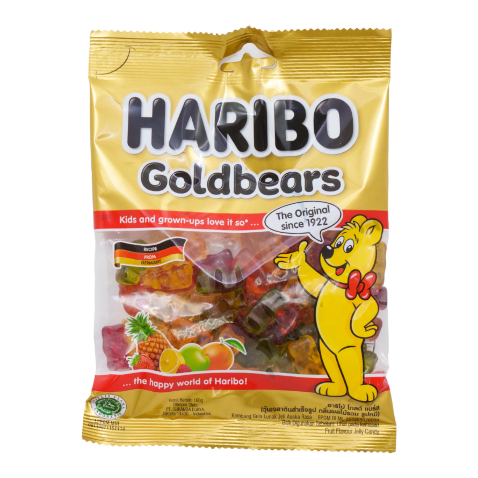 Haribo Goldbears Gummy Candy 160g
