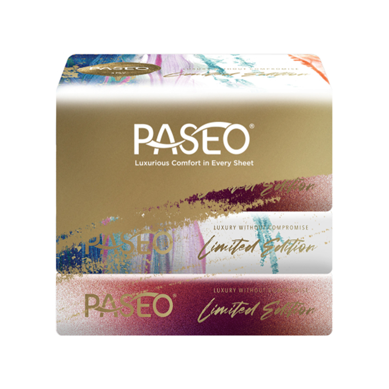 PASEO Mini Travel Pack 3-Ply Facial Tissue