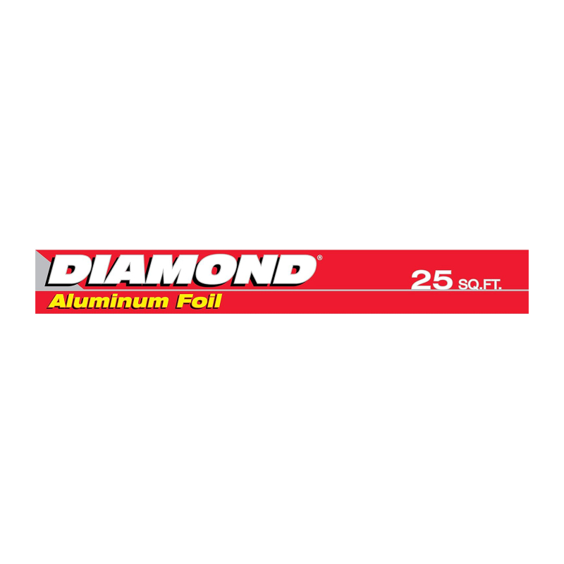 Diamond Aluminium Foil 7.62m x 30.4cm