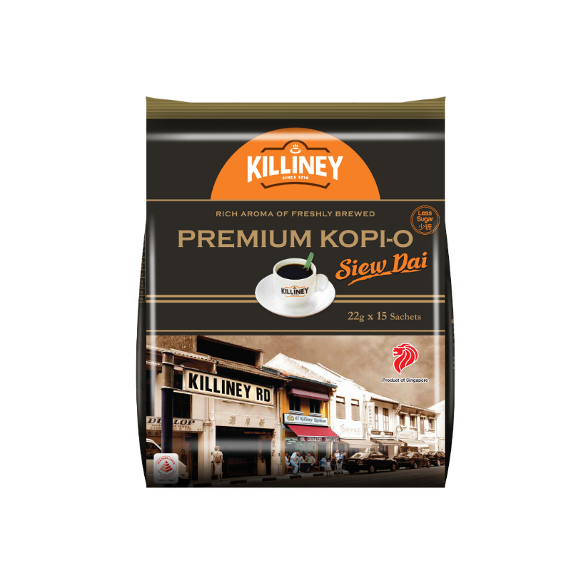KILLINEY Premium Kopi-O Siew Dai Coffee Bags