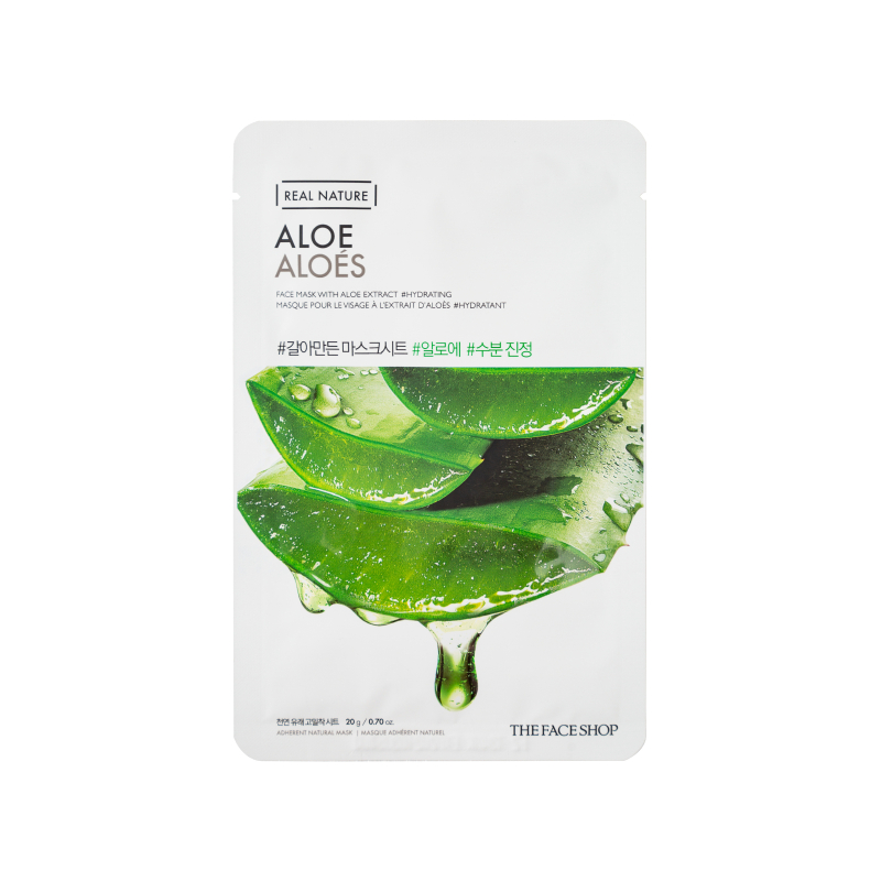 The Face Shop Real Nature Aloe Sheet Mask 1s