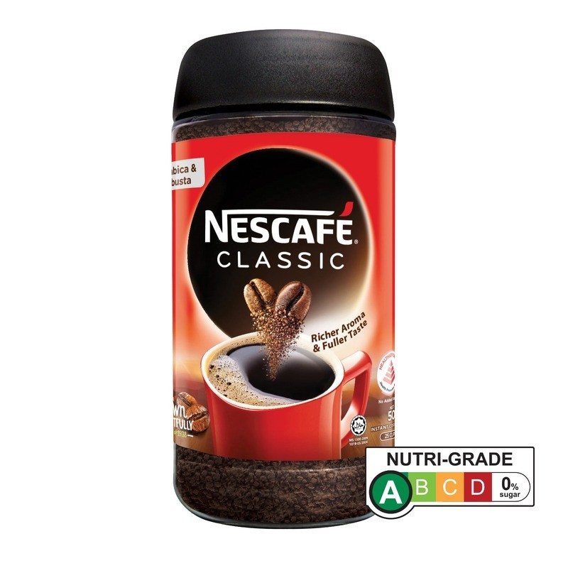 Nescafe Classic Arabica Bean Instant Coffee Jar