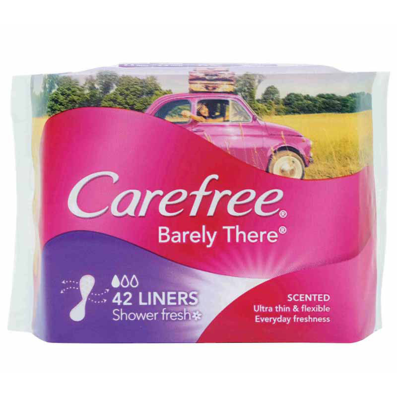 Carefree Barely There Scented Pantyliners 42s