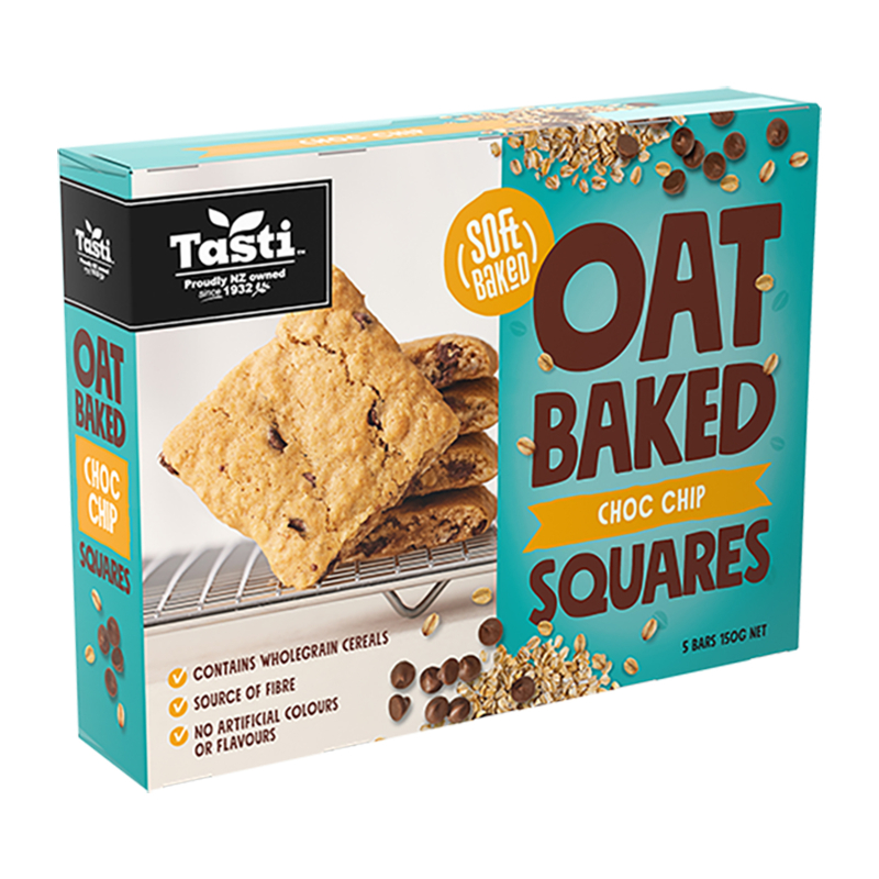 TASTI Chocolate Chip Oat Baked Squares