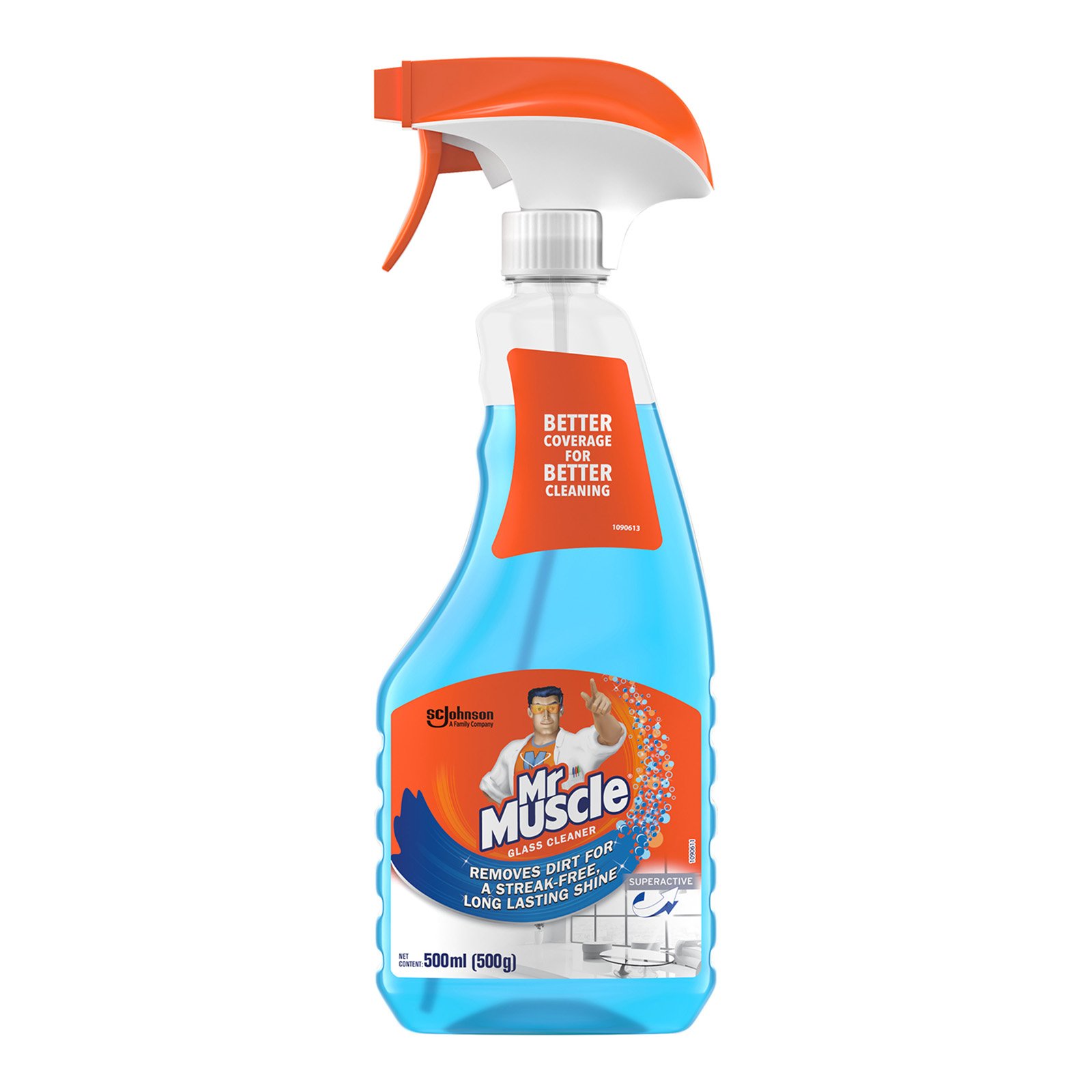 Mr Muscle Kiwi Kleen Super Active Glass Cleaner (Bottle + Refill)