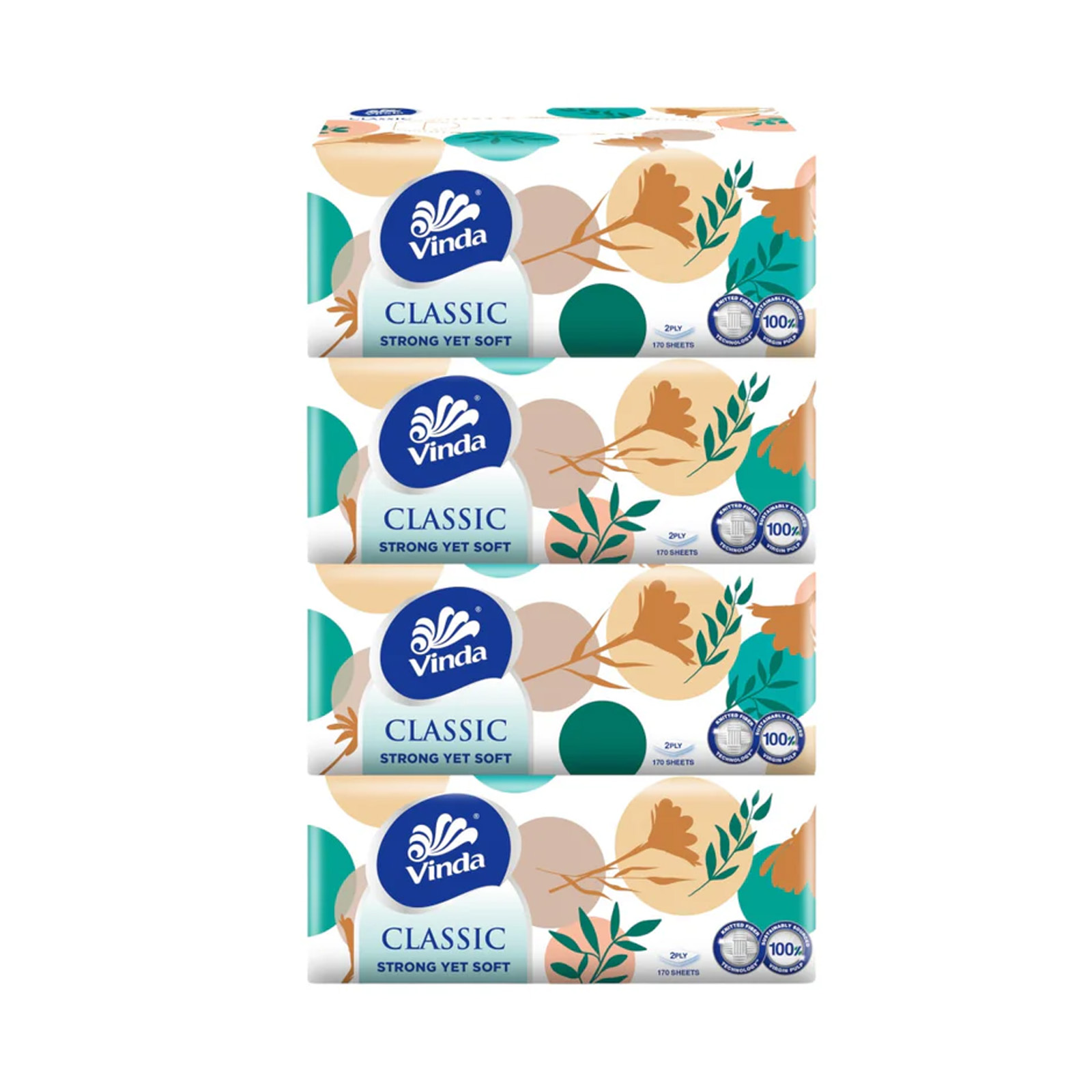 VINDA Classic 2-Ply Facial Tissue Box