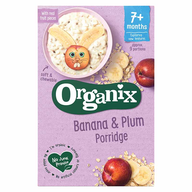 Organix Organic Banana & Plum Porridge