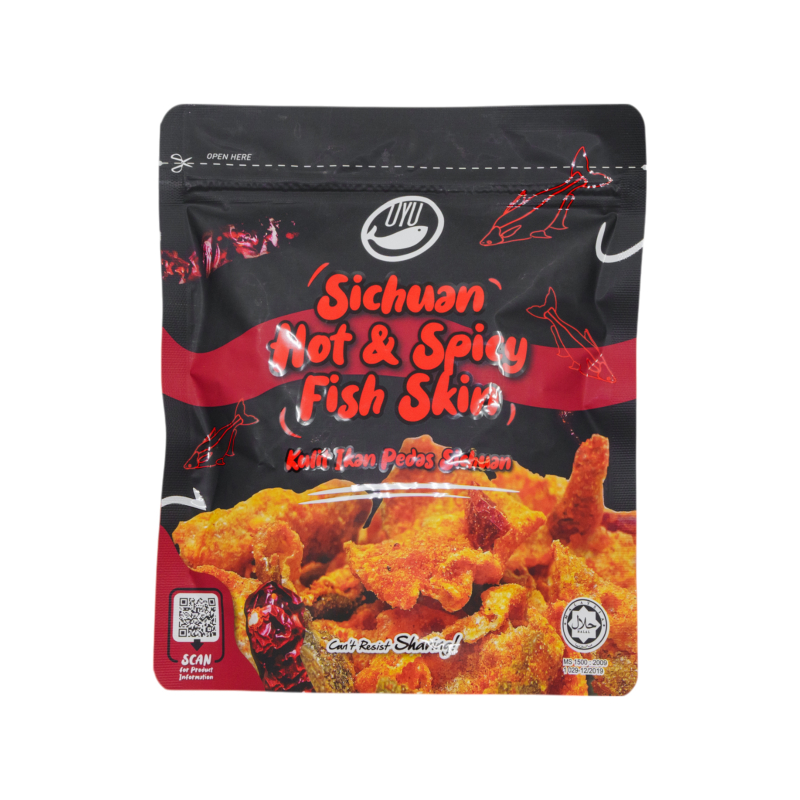 OYU Sichuan Hot & Spicy Fish Skin Snacks