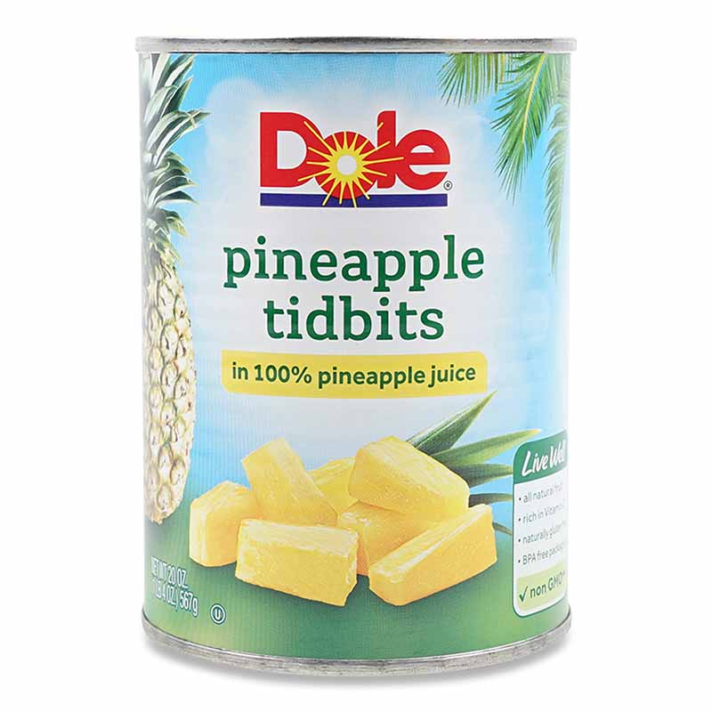 DOLE Pineapple Tidbits 20oz