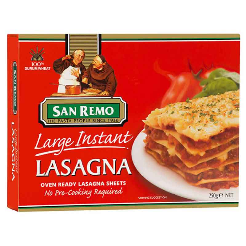 San Remo Large Instant Lasagna