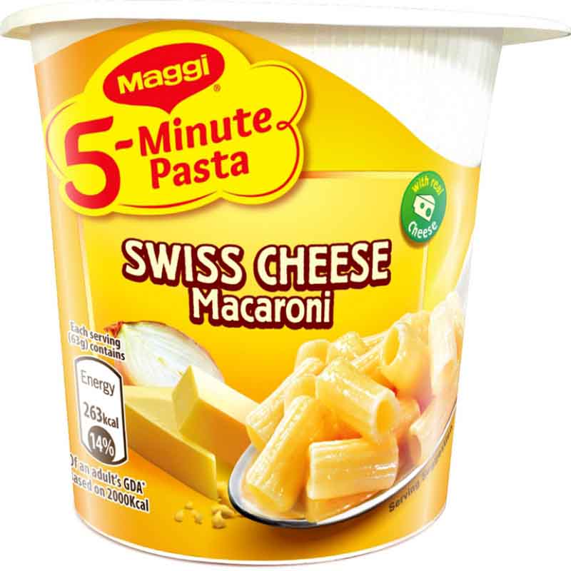 Maggi 5-Minute Swiss Cheese Macaroni Instant Pasta