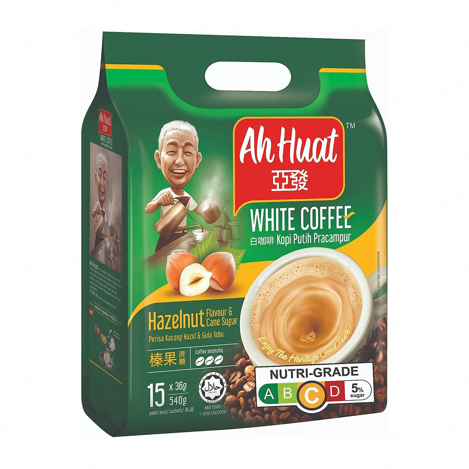 Ah Huat Hazelnut White Coffee