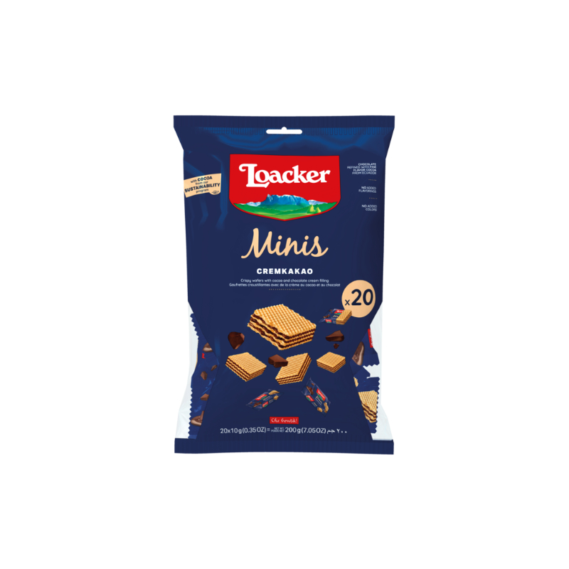 Loacker Minis Cremkakao Wafers