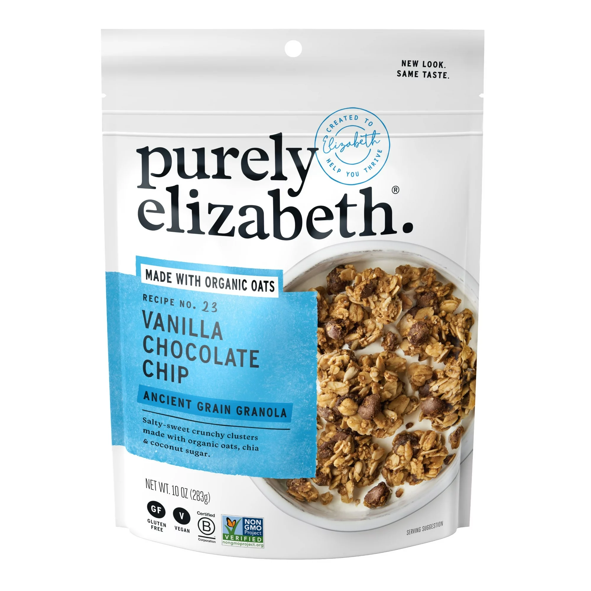PURELY ELIZABETH Vanilla Chocolate Chip Ancient Grain Granola