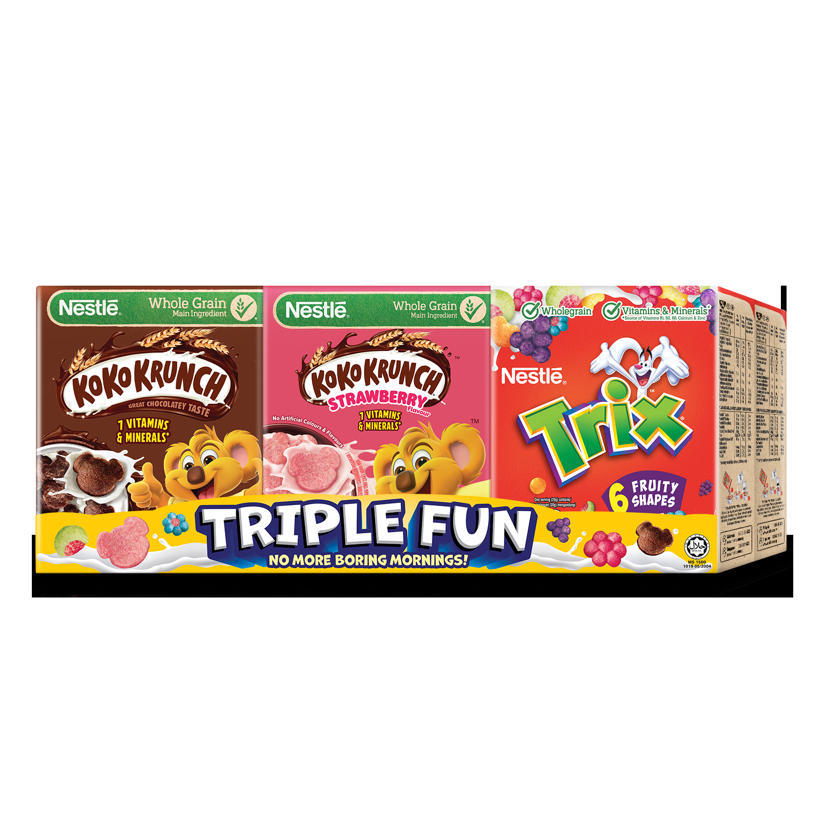 Nestlé Triple Fun Pack Cereal