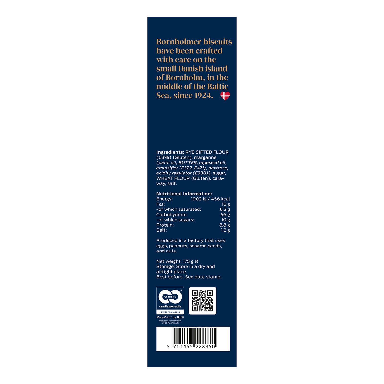 JOHANNES DAM & SON Classic Rye Biscuits