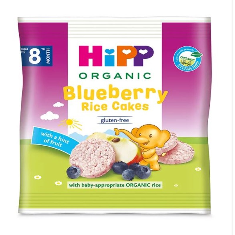 HIPP Organic Blueberry Rice Cakes