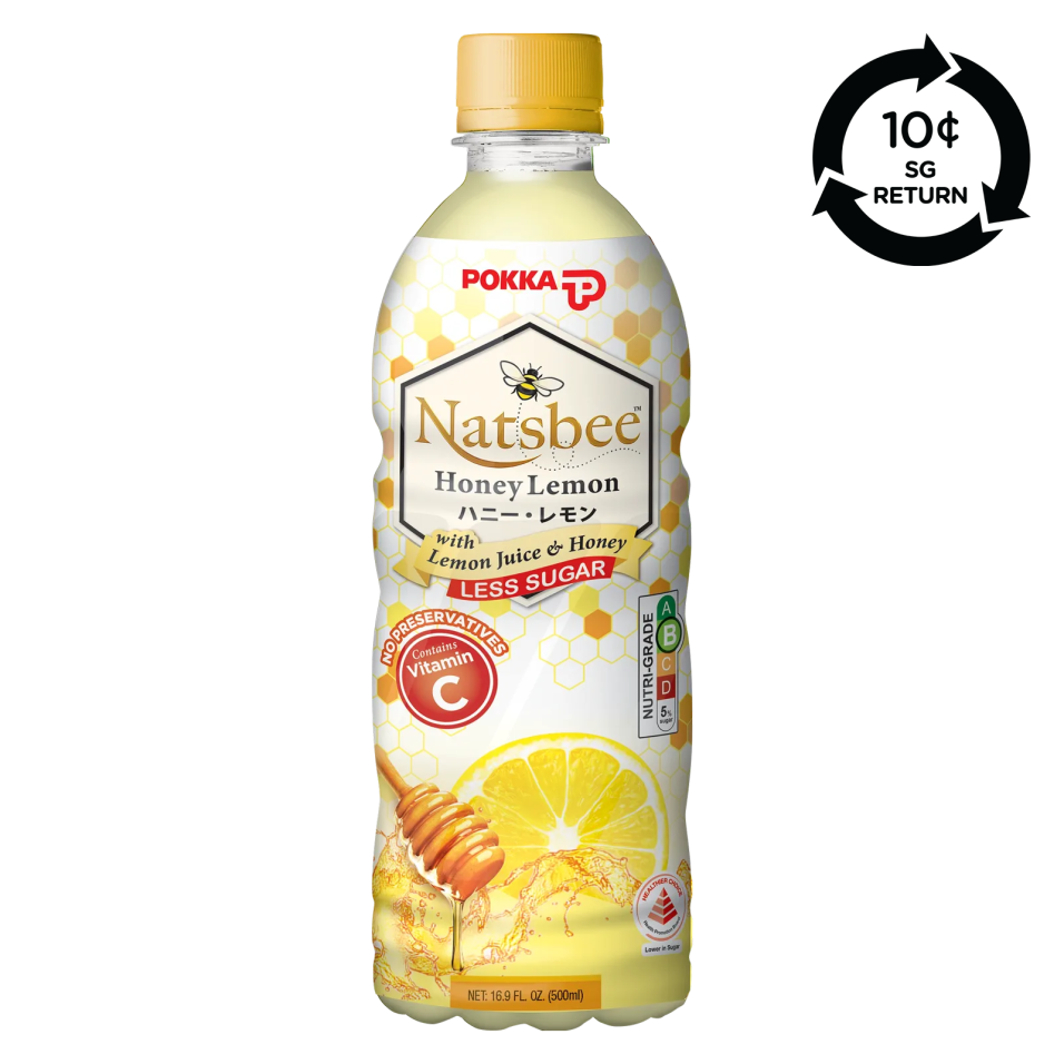 Pokka Nats Honey Lemon Less Sweet