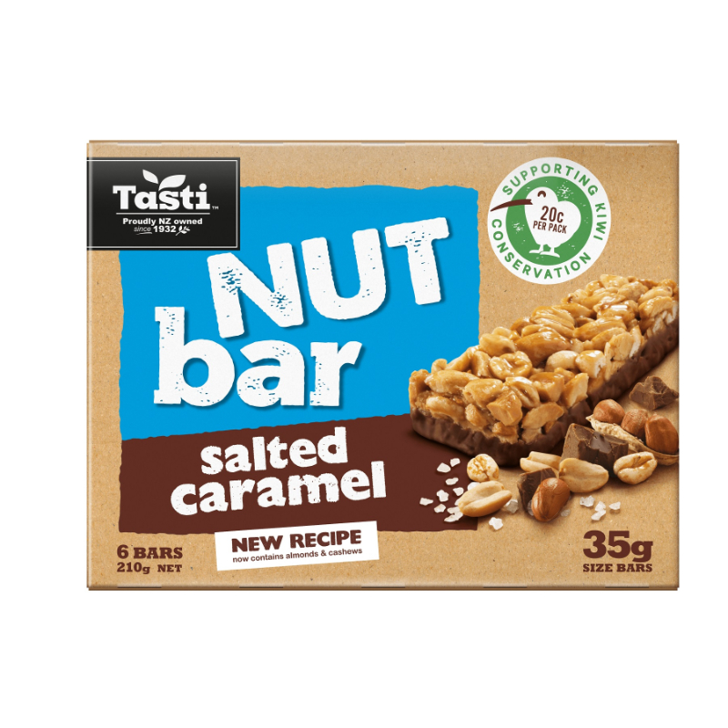 TASTI Salted Caramel Nut Bars