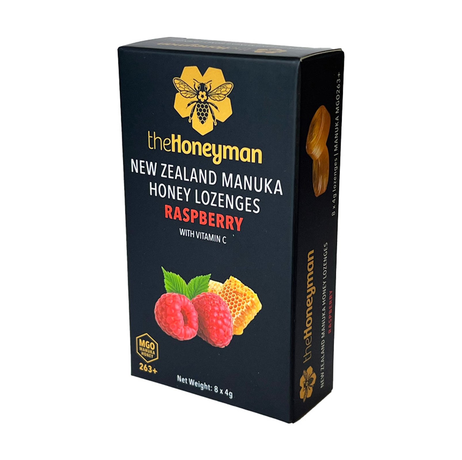 THE HONEYMAN Manuka Honey Lozenges Raspberry